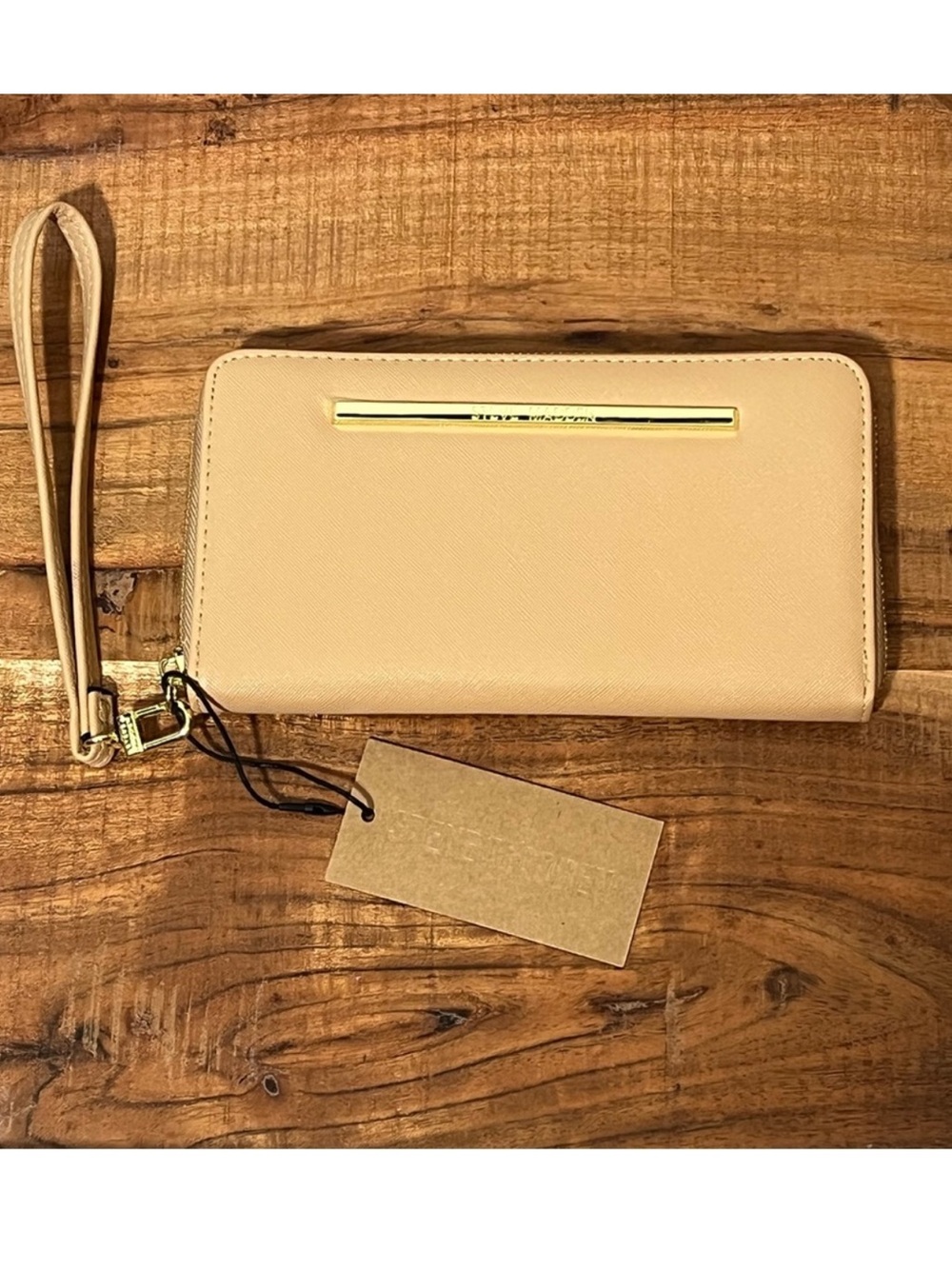 Steve Madden BZippy Camel Wallet/Wristlet